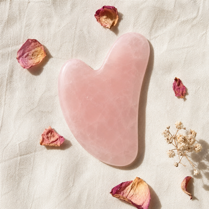 Natural Rose Quartz Eye Massage Jade Roller Dongling
